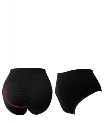 1 Doz. Micro Fiber Hip Up Panty 4796 BLACK